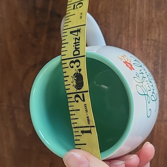 EUC Hallmark Inspirational Coffee Mug "Life with Friends" White/Green Coffee Cup - Picture 7 of 8